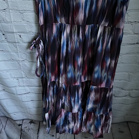 Torrid Multicolor Tie Dye Midi Dress Torrid Size 1 14/16 1X - Picture 3 of 4